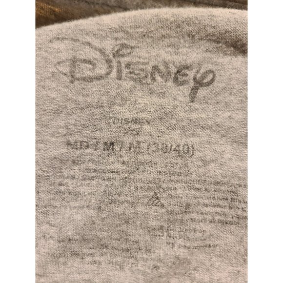 Classic Disney Mickey Mouse Tee Women's Sz M Short Sleeve Shirt Grey - Picture 5 of 5